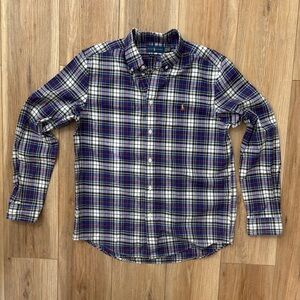 POLO RALPH LAUREN Shirt Boys XL (18-20) Button Down Plaid Long Sleeve preppy